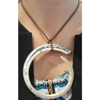 Shell Necklace Bracelet - Carving