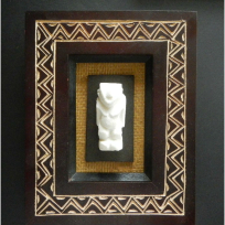 Framed Navigator God - Tominiko Kama Stone Carver