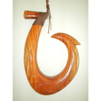 Wooden Hook - Carving