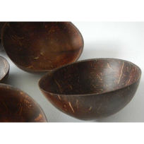 Coconut Shell Cup - Carving